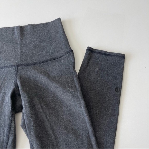 Lululemon Wunder Under High Rise Cotton Roll Down Crop 2 - Picture 3 of 13